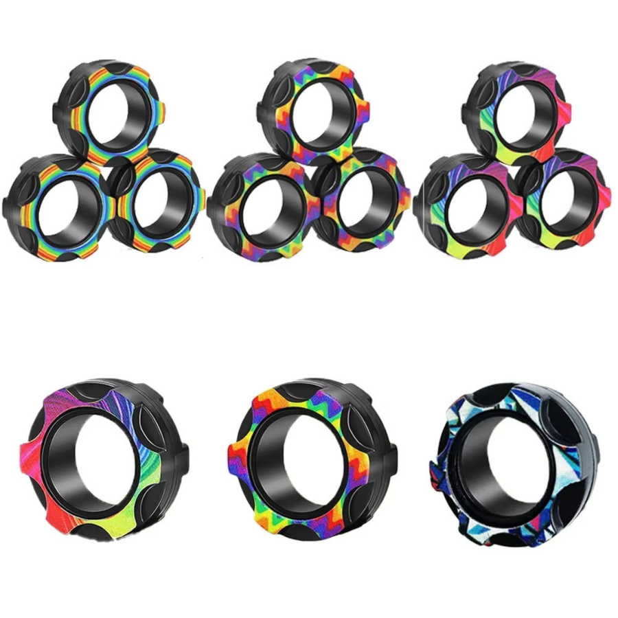 Magnetring-Spielzeug, 3-teilig, Unisex - Bild 2