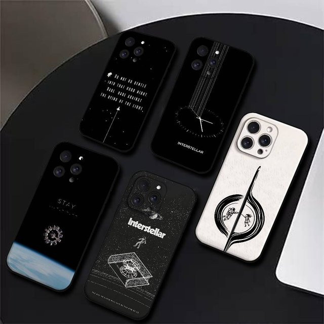Mesuca I-Interstellar Film Handyhülle für iPhone 11 bis iPhone 17 Pro Max in Schwarz - Bild 1