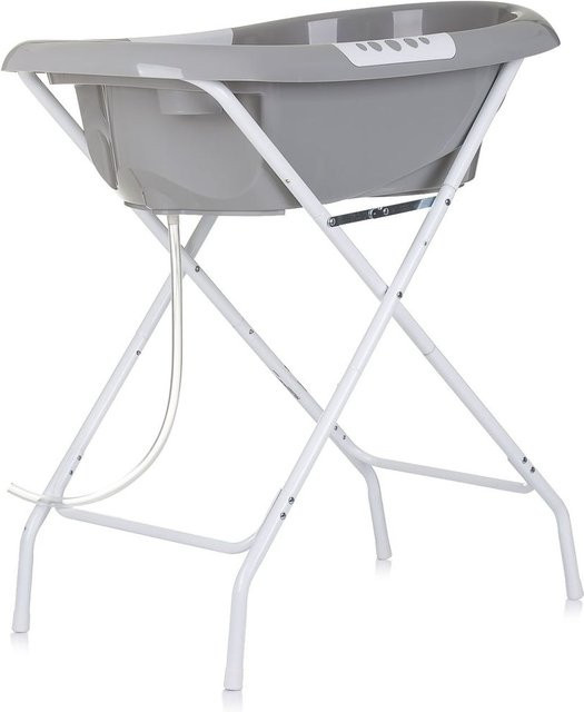 Chipolino Babybadewanne Noemi mit Ständer, klappbar, grau - Bild 1