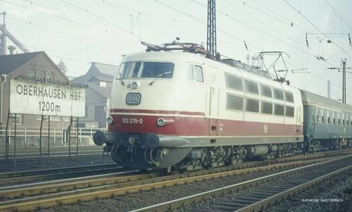 PIKO G Modellbahn E-Lok BR 103 der DB in Rot und Beige - Bild 1
