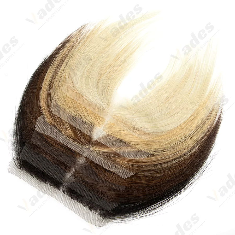 VADES Echtes Haarteil Pony, 100 % menschliches Haar, Damen - Bild 2