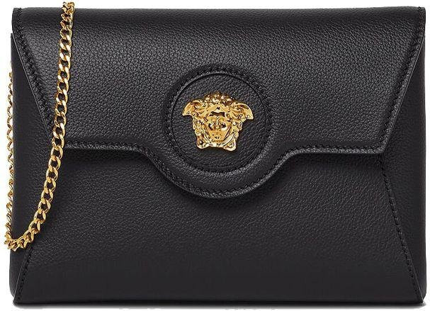 Versace Umhängetasche Kalbsleder, Schwarz, Damen - Bild 1