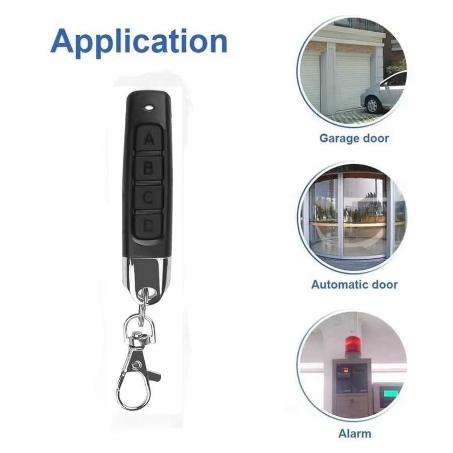 Szaoju Drahtlose RF-Fernbedienung zum Klonen für Garagentoröffner und Wasserpumpen, 433MHz, Schwarz mit Bluetooth-Funktion - Bild 3