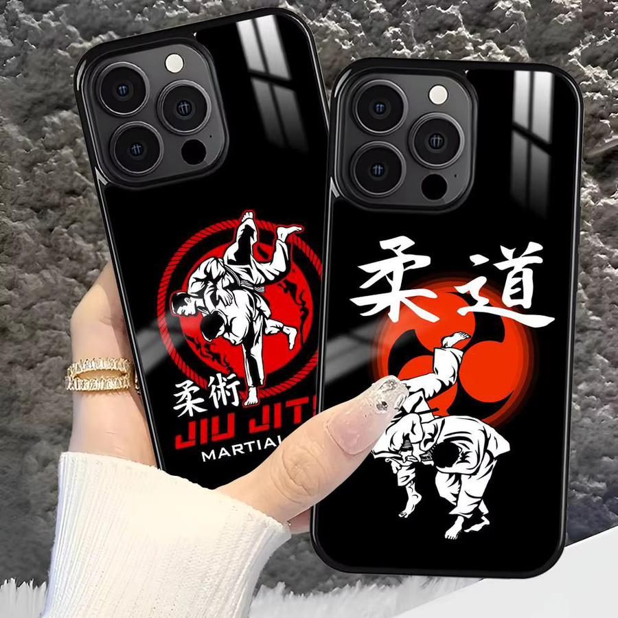 Judo I Love Judo MagSafe Handyhülle für iPhone 11 bis 16 Pro Max Plus Mini in Schwarz - Bild 6