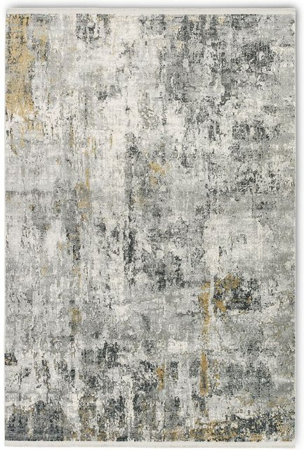 Moderner Teppich POSITANO von astra in Grau und Multicolour, abstraktes Design aus Viscose und Polyester, B/T: 230 x 160 cm - Bild 1