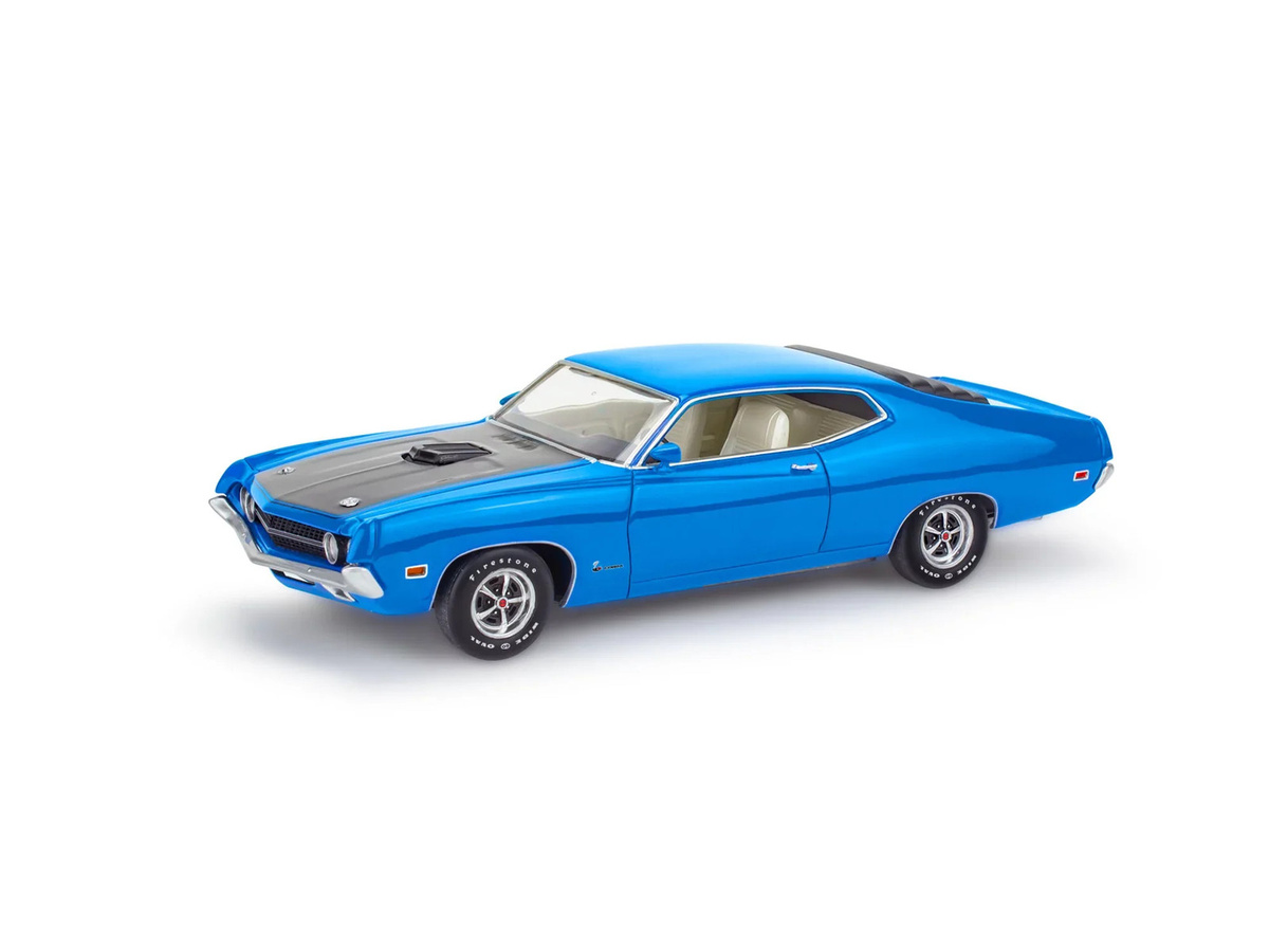Revell 1970 Ford Torino Cobra, Automodell Bausatz, 1:25, ab 12 Jahren - Bild 4