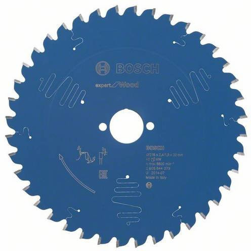 Bosch Expert for Wood Kreissägeblatt mit 40 Zähnen, Durchmesser: 216 mm, Bohrung: 30 mm, Dicke: 2,4 mm, Blau - Bild 1