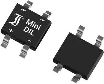 Diotec MB10S Brückengleichrichter TO-269AA 1000V 0.40A in Schwarz - Bild 1
