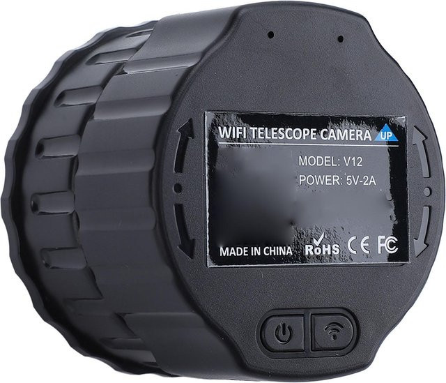 Igeteck WiFi Digitale Okularkamera in Schwarz mit 4MP 2K-Videoaufzeichnung und integrierter App-Unterstützung - Bild 1