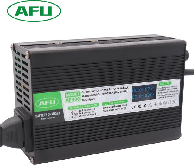 AFU Li-Ion Ladegerät für 6S 22,2 V Lithium-Batterien mit OLED Display und Lüfter, Schwarz - Bild 1