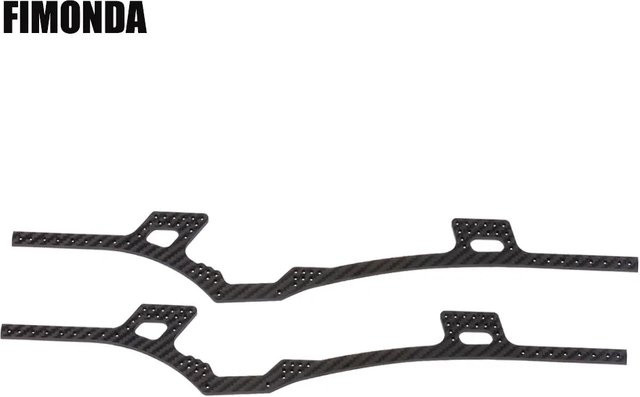 Fimonda Kohlefaser-Chassisschienen LCG Cheater Rigs Rahmen, 2-teiliges Set - Bild 1