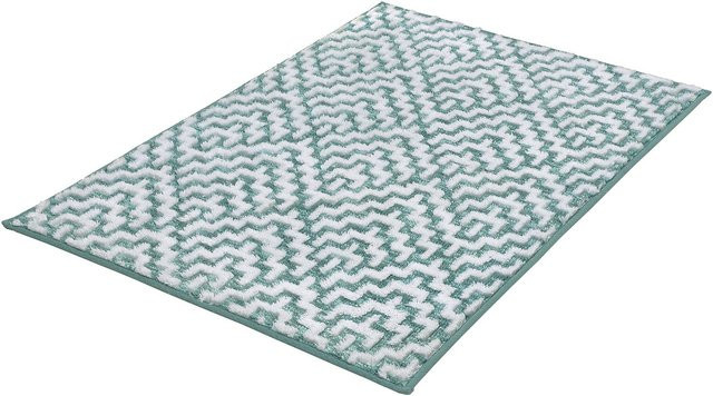 KLEINE WOLKE Badteppich Botany in Grün, B/T: 60 x 90 cm - Bild 1