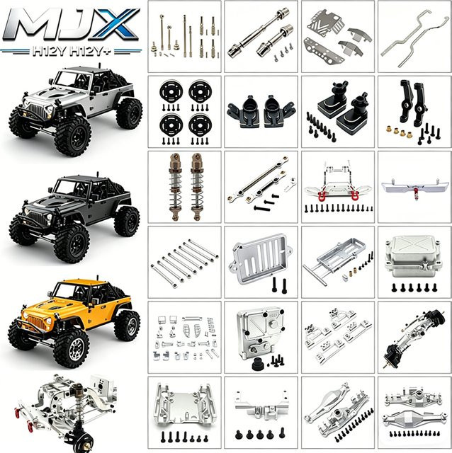 MJX Hyper Go H12Y H12Y+ RC Auto, Metall-Upgrade-Zubehör, 1:12 - Bild 1