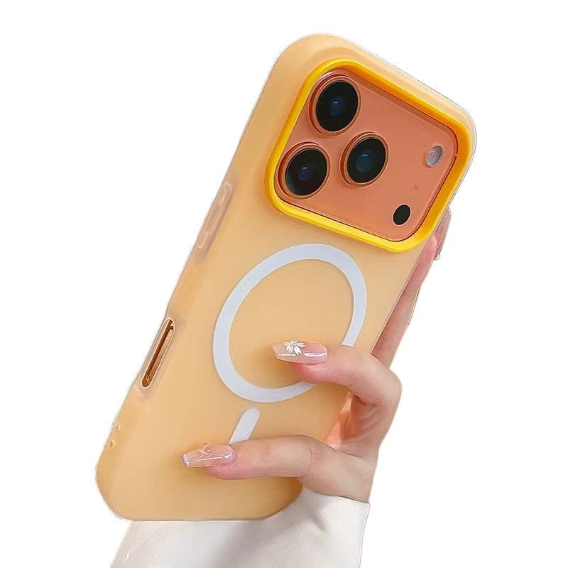 Magnetische 2-in-1 Silikon Schutzhülle für iPhone 11 bis iPhone 17 Air Pro Max, stoßfestes Magsafe Bumper Cover, Farbe: Blau - Bild 3