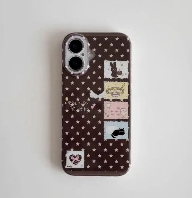 Niche Handyhülle mit Sternflügel- und Feder-Textur für Samsung Galaxy S26 S25 S24 S23 S22 S21 FE Ultra Plus in Braun-Rosa - Bild 1