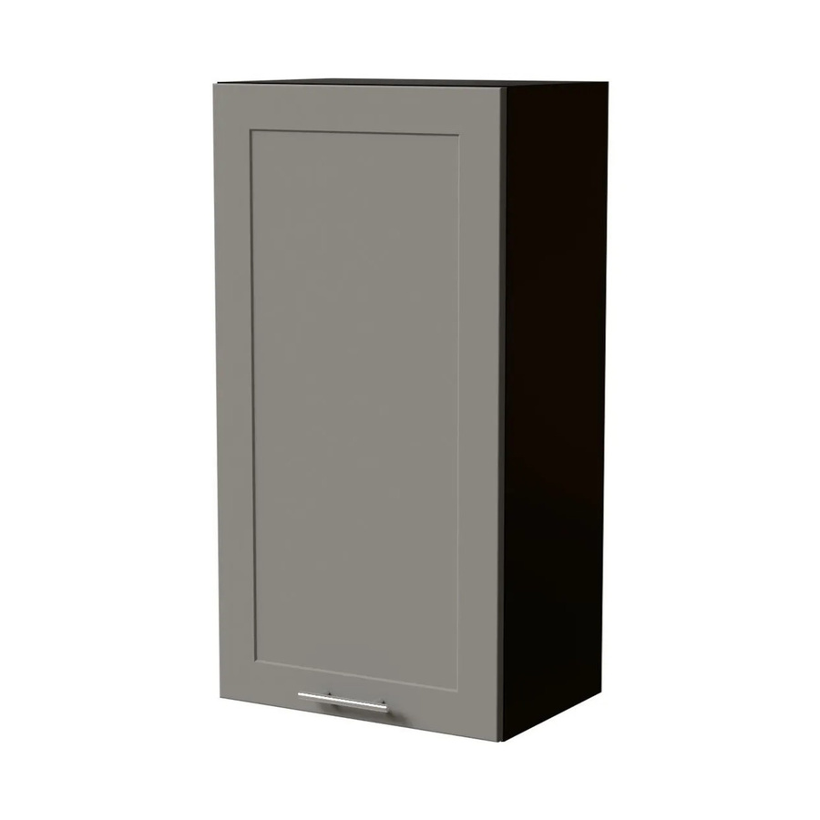 Feldmann-Wohnen Hängeschrank Oslo Küchenschrank Schwarz und Staubgrau Matt B/T/H: 50 x 32,5 x 96 cm - Bild 2