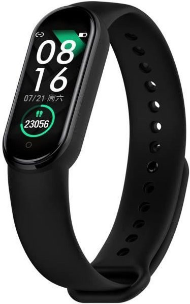 LUKCOLOR Smartwatch, Schwarz, Silikon, Unisex - Bild 1