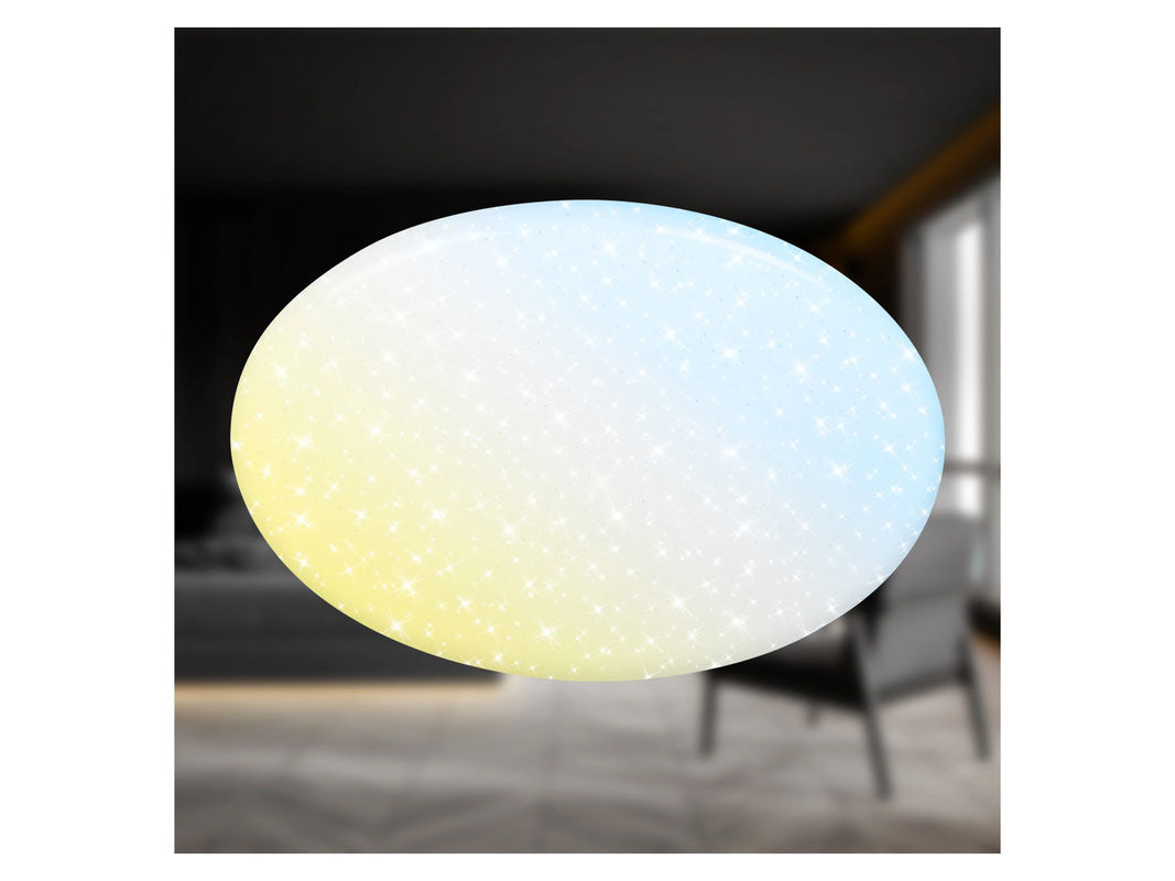 BRILONER CCT LED Sternenhimmel Deckenleuchte in Weiß, dimmbar mit Fernbedienung, Durchmesser: 56 cm - Bild 2