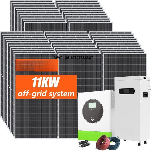 Bluesun Solarenergiespeichersystem Hybrid-Off-PV-System Photovoltaikanlage Kit für Zuhause in Weiß - Bild 1