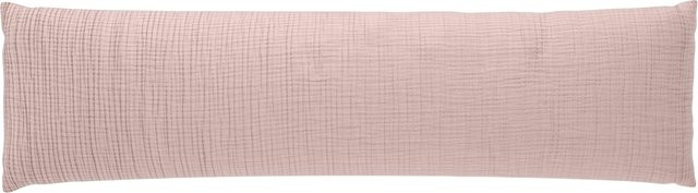 LIVARNO Musselin-Seitenschläferkissenbezug aus Baumwolle, Farbe: Rosa, B/H: 40 x 145 cm - Bild 1