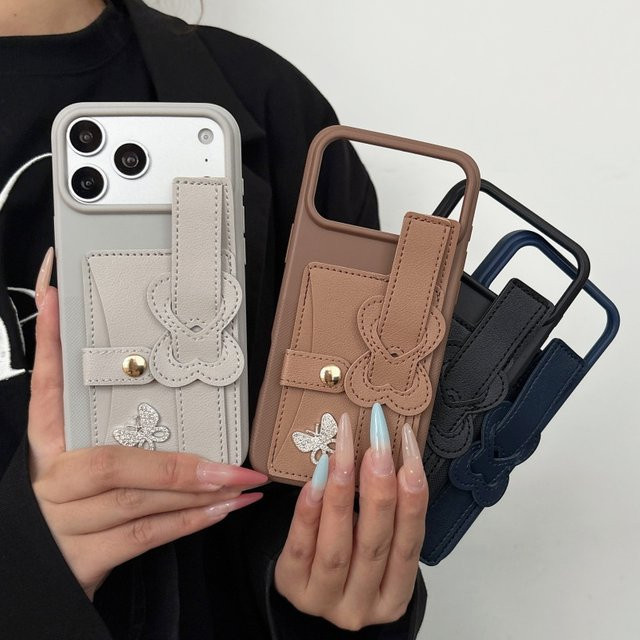 Silikon Handyhülle mit Handgelenkband und Flip Wallet für Xiaomi Mi Poco C85 C75 C65 C71 C61 Poco M5S M8 Pro M7 5G X6 in Blau - Bild 1