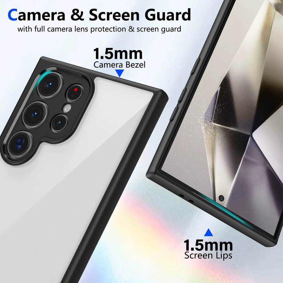 Transparentes TPU Anti Drop Schutzcase für Samsung Galaxy S25 S24 S23 S22 Ultra und weitere Modelle - Bild 3