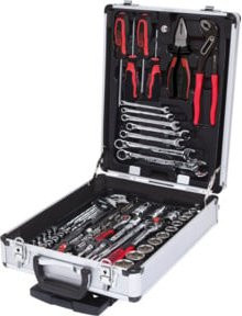 KS Tools CHROMEplus Werkzeug-Satz 90-teilig aus Chrom-Vanadium in Silber und Multicolour - Bild 1
