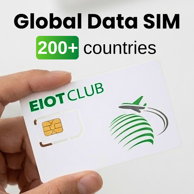 EIOTCLUB Internationale 5G LTE Daten-SIM-Karte für weltweite Reisen in über 200 Länder - Bild 1