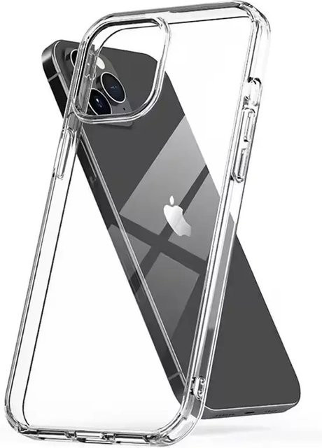 Transparente Silikon Handyhülle von GDFRHM für iPhone 11 12 13 14 15 16 Pro Max Plus Mini X XR XS – Ultradünne und weiche Schutzhülle in Transparent - Bild 1