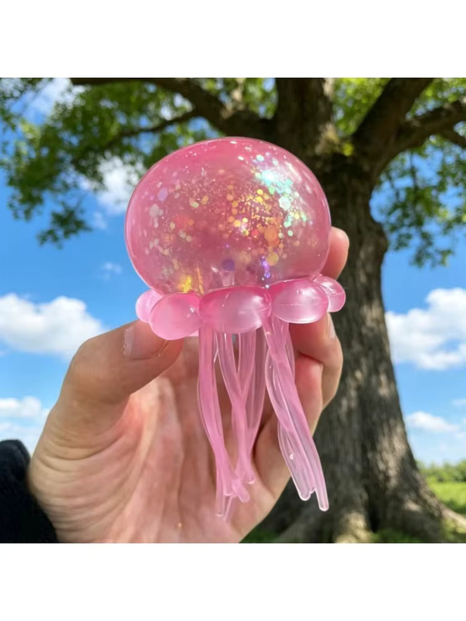 Needoh Quallen-Maltose-Quetschspielzeug, pink - Bild 2