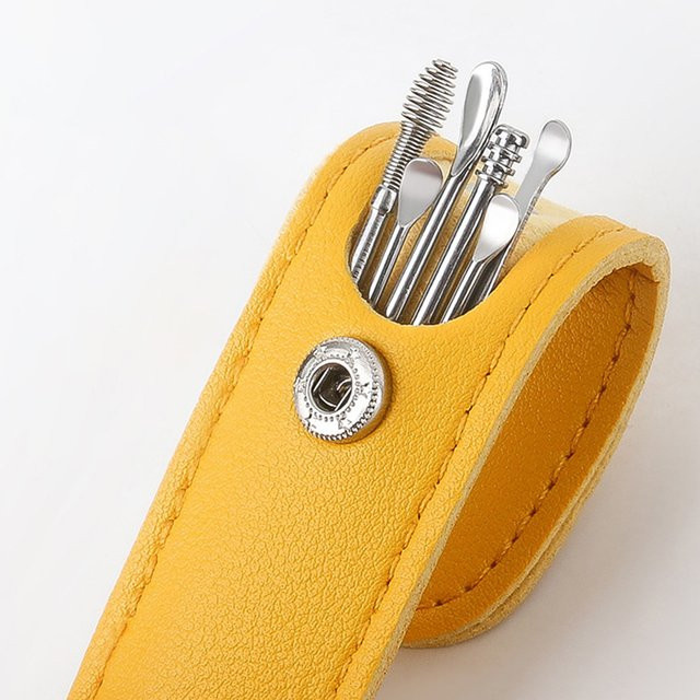 Ohrreiniger Kit mit Wachsentferner und Löffel, Unisex - Bild 1