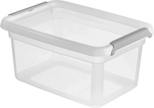 Mömax Aufbewahrungsbox Chaos mit Deckel, Transparent, 1,5 l - Bild 1