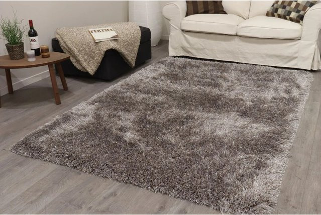 Vercai Rugs Teppich Soho Aschgrau modern B: 80 cm, T: 150 cm - Bild 1