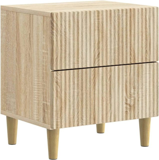 vidaXL Nachttisch in Sonoma-Eiche aus Holzwerkstoff, B/T/H: 43 x 34,5 x 48 cm - Bild 1