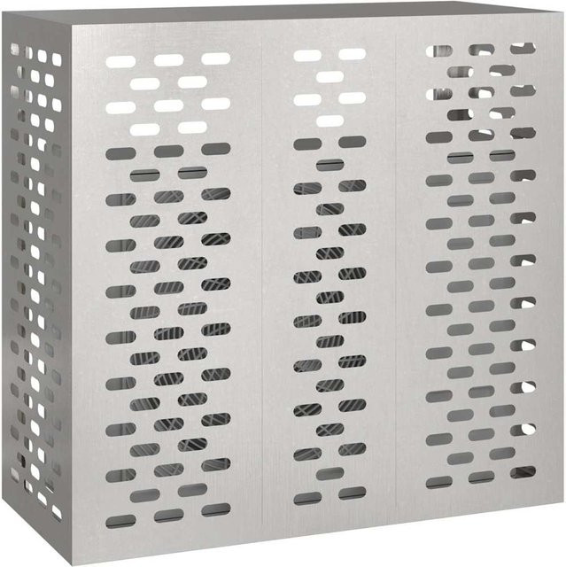 Klimaanlagenabdeckung aus Edelstahl von Yiwydaa in Silber, B/T/H: 110 x 50 x 105 cm - Bild 1