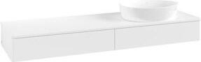 V&B Waschtischunterschrank Antao ohne Frontstruktur in Weiß lackiert, B/T: 160 x 50 cm - Bild 1
