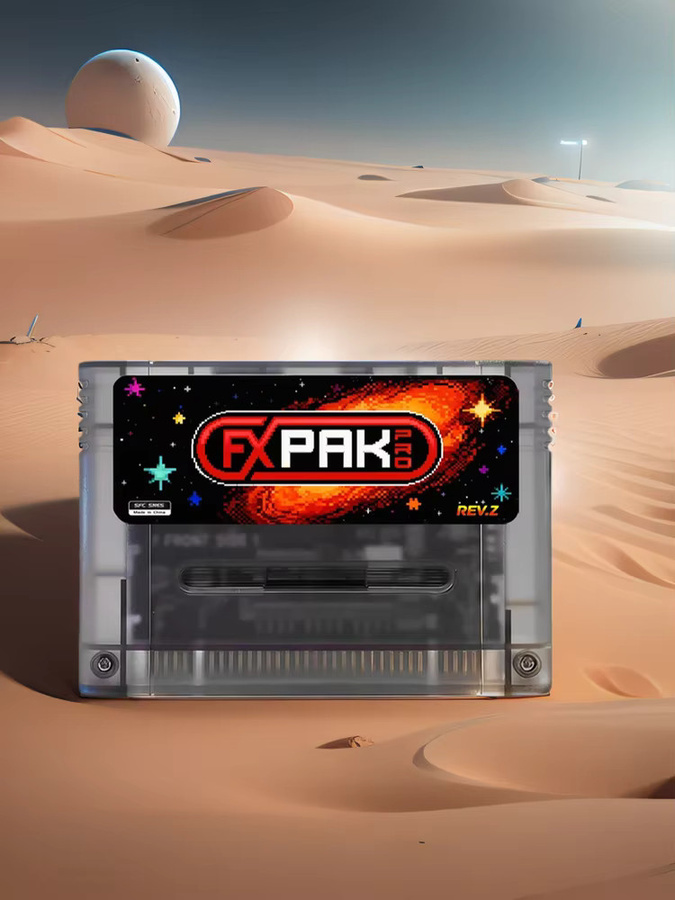 EVERGENESIS FXPAK Pro SNES Game Cartridge SD2 OS Rev.Z 5000 in 1 FlashCard für Super Famicom JP/EU/US 16-Bit-Videospielkonsole in Transparent Purple - Bild 6