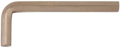 KS Tools BRONZEplus Innensechskant-Winkelstiftschlüssel aus Aluminium-Bronze in Gold, Größe: 13 mm - Bild 1
