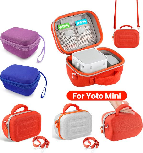 Yoto Hartschalen-Tragetasche für Yoto Mini Kids Audio-Musik-Player und Kartenhalter in Grau - Bild 1