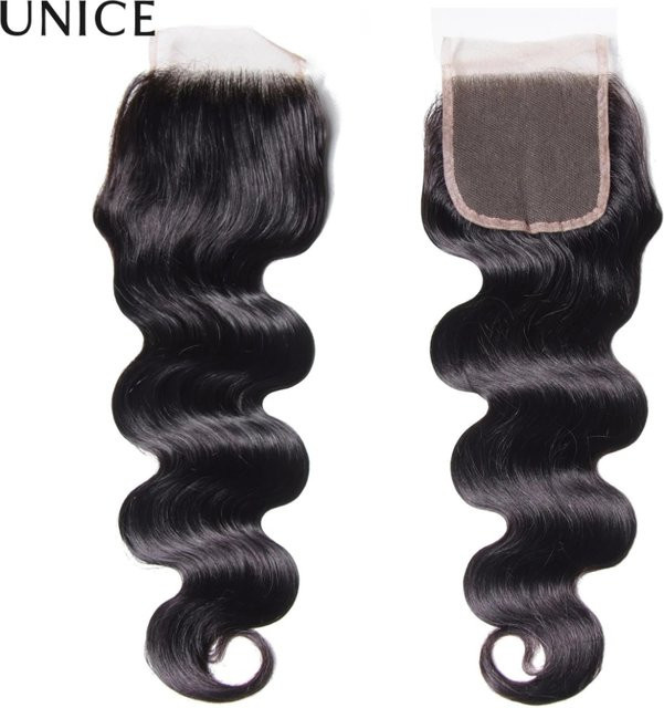 UNice Body Wave Echthaar Lace Closure, 1 Stück/Packung - Bild 1