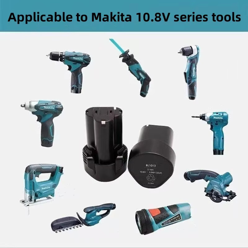 Makita Li-Ion Akku 10,8 V/12 V mit 4000 mAh für BL1013 BL1014 LCT203W 194550-6 194551-4 - Bild 6
