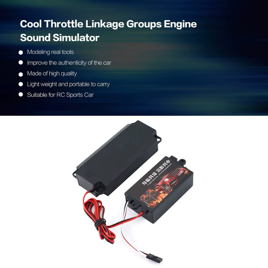 YSIDO RC Motor Sound Unit Kit Motor Sound Voice Simulator System Zubehör - Bild 2