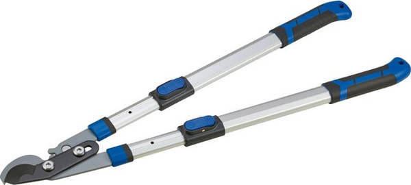 LUX-TOOLS Astschere Bypass mit Getriebe und Teleskopfunktion aus Aluminium, Länge: 93 cm