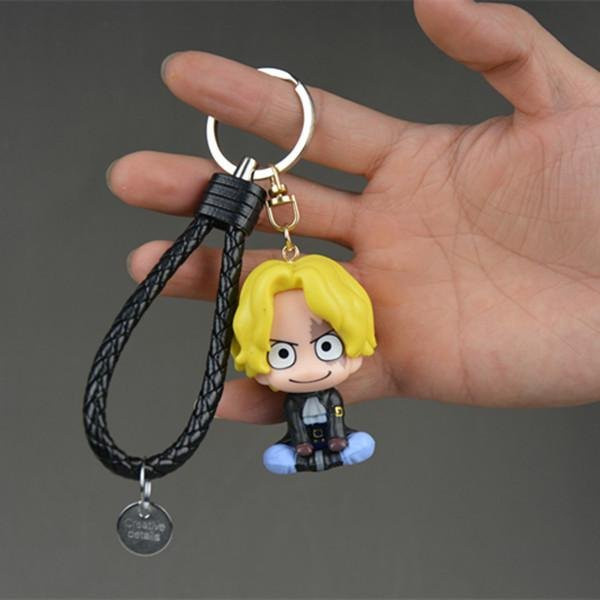 Yiran toy One Piece Luffy Zoro Sanji Schlüsselanhänger Puppe - Bild 1