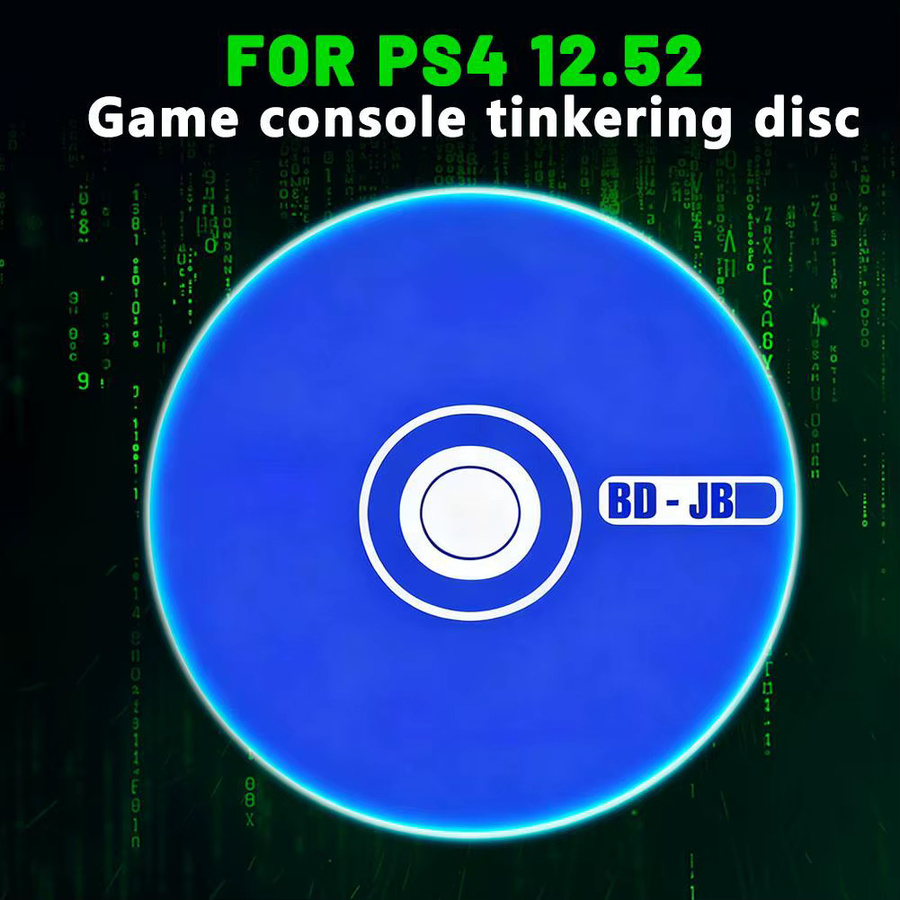 BDJ Boot-Disc Blu-Ray Mod-Tool Software-Firmware für PS4-Spielefestplatte kompatibel mit Version 9.00 bis 12.52 zum Modding in Blau - Bild 2