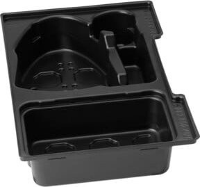 Bosch Einlage zur Werkzeugaufbewahrung für Zubehör in Schwarz für GWB/GSA/GUS/GOS 12 V - Bild 1