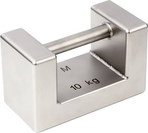 Kern M1 Blockgewicht aus Edelstahl in Silber, 10 kg - Bild 1