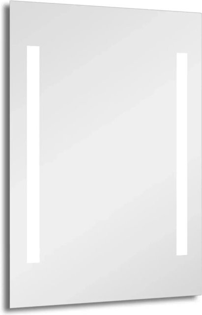 DSK Design LED-Lichtspiegel Silver Beam B x H: 50 x 70 cm in Silver - Bild 1