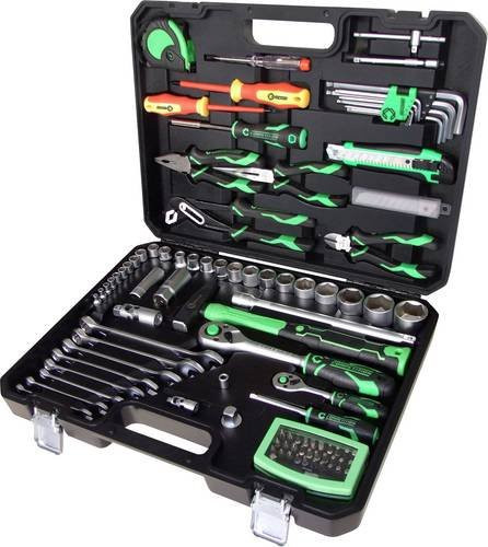 KS Tools 512.0107 Universal Werkzeugset 106-teilig aus Chrom-Vanadium und Edelstahl in Multicolor - Bild 1