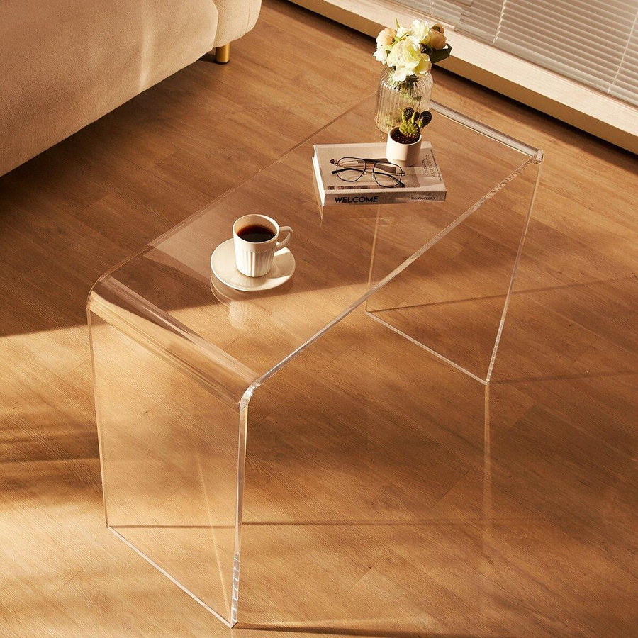 Buying Solutions MB Acryl Konsolentisch in Transparent, Rechteckiger Beistelltisch für Eingangsbereich, Wohnzimmer und Esszimmer - Bild 2
